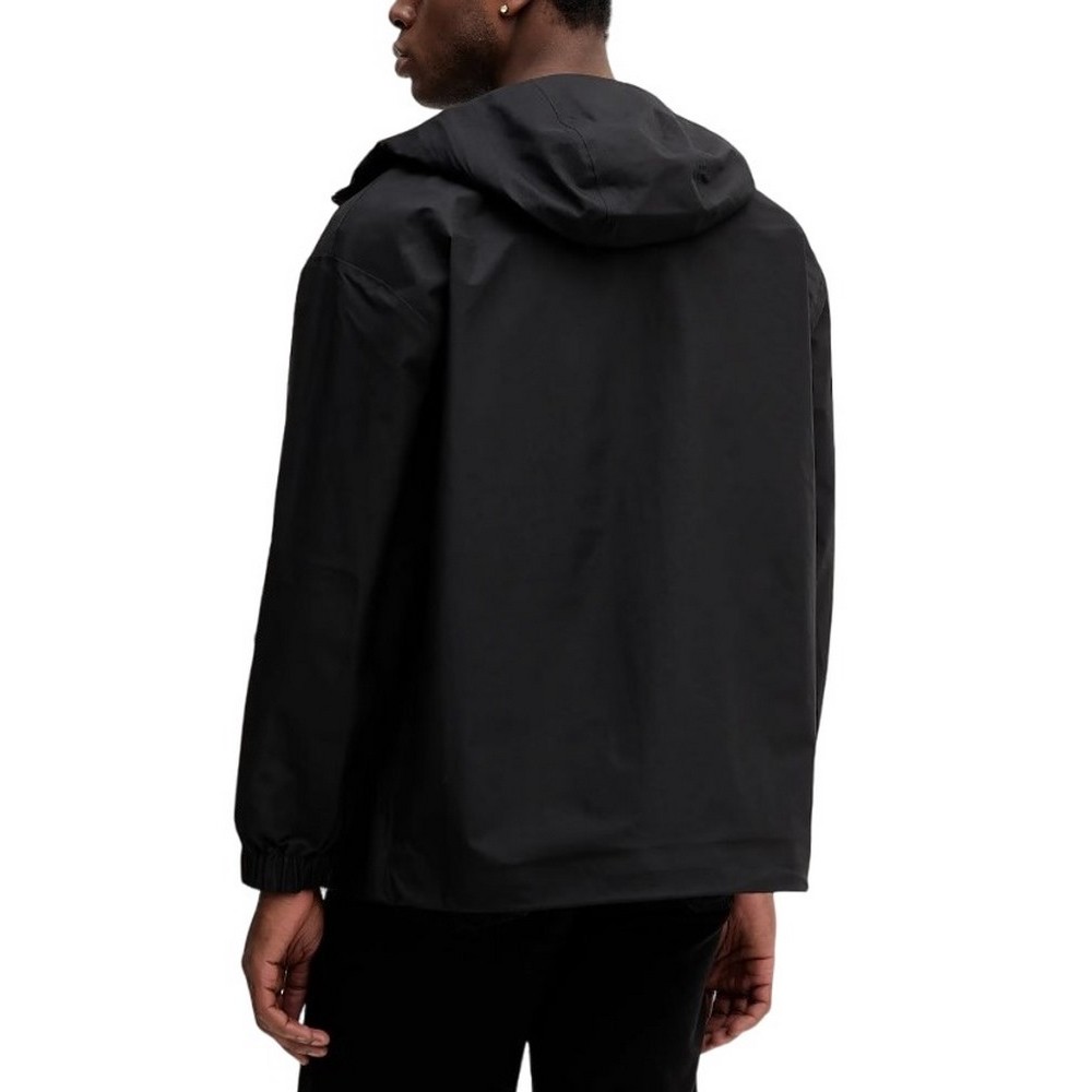 CALVIN KLEIN JEANS LS NYLN OXFRD RLXD S ΜΠΟΥΦΑΝ ΑΝΔΡΙΚΟ BLACK