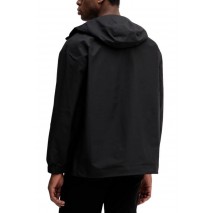 CALVIN KLEIN JEANS LS NYLN OXFRD RLXD S ΜΠΟΥΦΑΝ ΑΝΔΡΙΚΟ BLACK