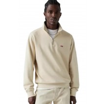 LEVIS ORIGINAL HM 1/4 ZIP ΜΠΛΟΥΖΑ ΦΟΥΤΕΡ ΑΝΔΡΙΚΗ ECRU