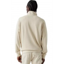 LEVIS ORIGINAL HM 1/4 ZIP ΜΠΛΟΥΖΑ ΦΟΥΤΕΡ ΑΝΔΡΙΚΗ ECRU
