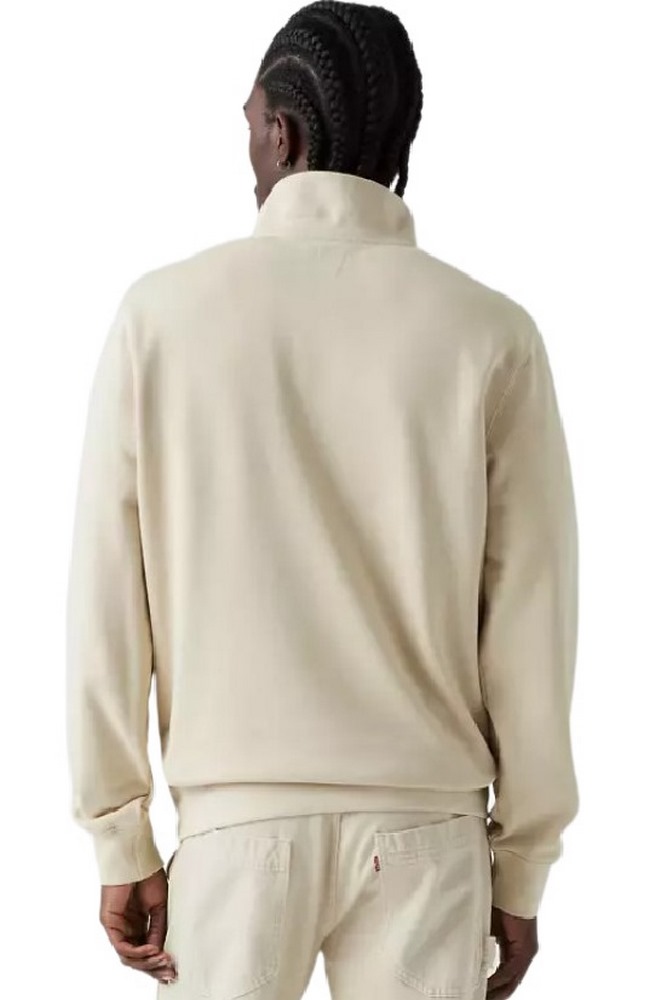 LEVIS ORIGINAL HM 1/4 ZIP ΜΠΛΟΥΖΑ ΦΟΥΤΕΡ ΑΝΔΡΙΚΗ ECRU
