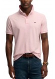 SUPERDRY D1 CLASSIC PIQUE POLO T-SHIRT ΜΠΛΟΥΖΑ ΑΝΔΡΙΚΗ PINK