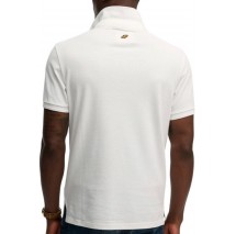 SUPERDRY D1 CLASSIC PIQUE POLO T-SHIRT ΜΠΛΟΥΖΑ ΑΝΔΡΙΚΗ WHITE