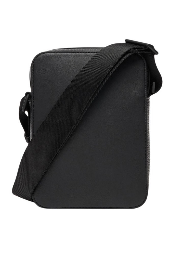 TOMMY HILFIGER MONOGRAM MINI REPORTER ΤΣΑΝΤΑ ΑΝΔΡΙΚΗ BLACK