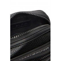 TOMMY HILFIGER MONOGRAM MINI REPORTER ΤΣΑΝΤΑ ΑΝΔΡΙΚΗ BLACK