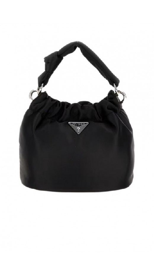 GUESS TWILLER TOP HANDLE POUCH ΤΣΑΝΤΑ ΓΥΝΑΙΚΕΙΑ BLACK