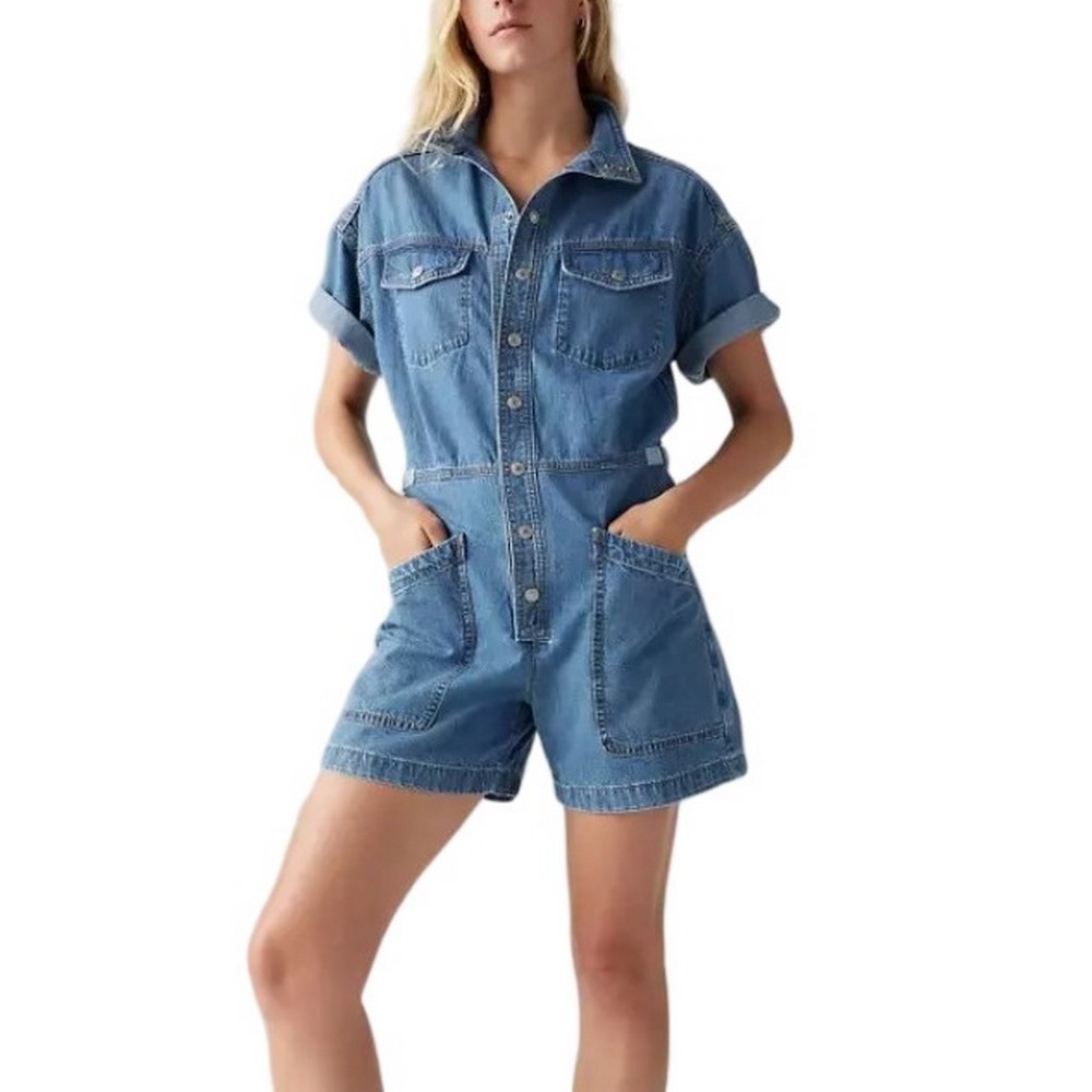 LEVIS SURPLUS ROMPER 001WI0002 ΣΑΛΟΠΕΤΑ ΣΟΡΤΣ ΓΥΝΑΙΚΕΙΟ INDIGO