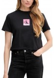 CALVIN KLEIN JEANS CLASSIC FIT TEE T-SHIRT ΜΠΛΟΥΖΑ ΓΥΝΑΙΚΕΙΑ BLACK