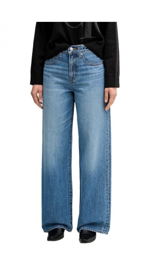 CALVIN KLEIN JEANS THE WIDE LEG CLASSON BLUE ΠΑΝΤΕΛΟΝΙ ΓΥΝΑΙΚΕΙΟ BLUΕ DENIM