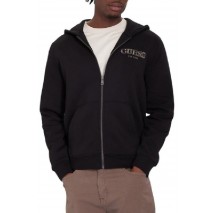 GUESS ZIP BASIC SWEATSHIRT ΖΑΚΕΤΑ ΦΟΥΤΕΡ ΑΝΔΡΙΚΗ BLACK
