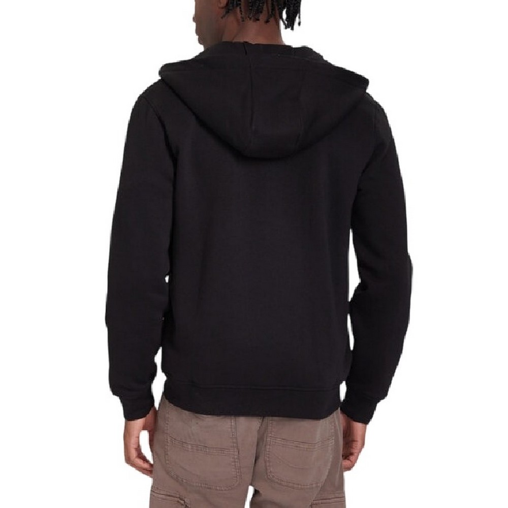 GUESS ZIP BASIC SWEATSHIRT ΖΑΚΕΤΑ ΦΟΥΤΕΡ ΑΝΔΡΙΚΗ BLACK