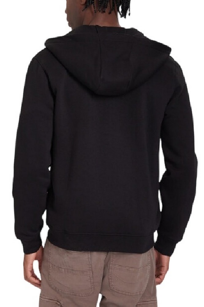 GUESS ZIP BASIC SWEATSHIRT ΖΑΚΕΤΑ ΦΟΥΤΕΡ ΑΝΔΡΙΚΗ BLACK