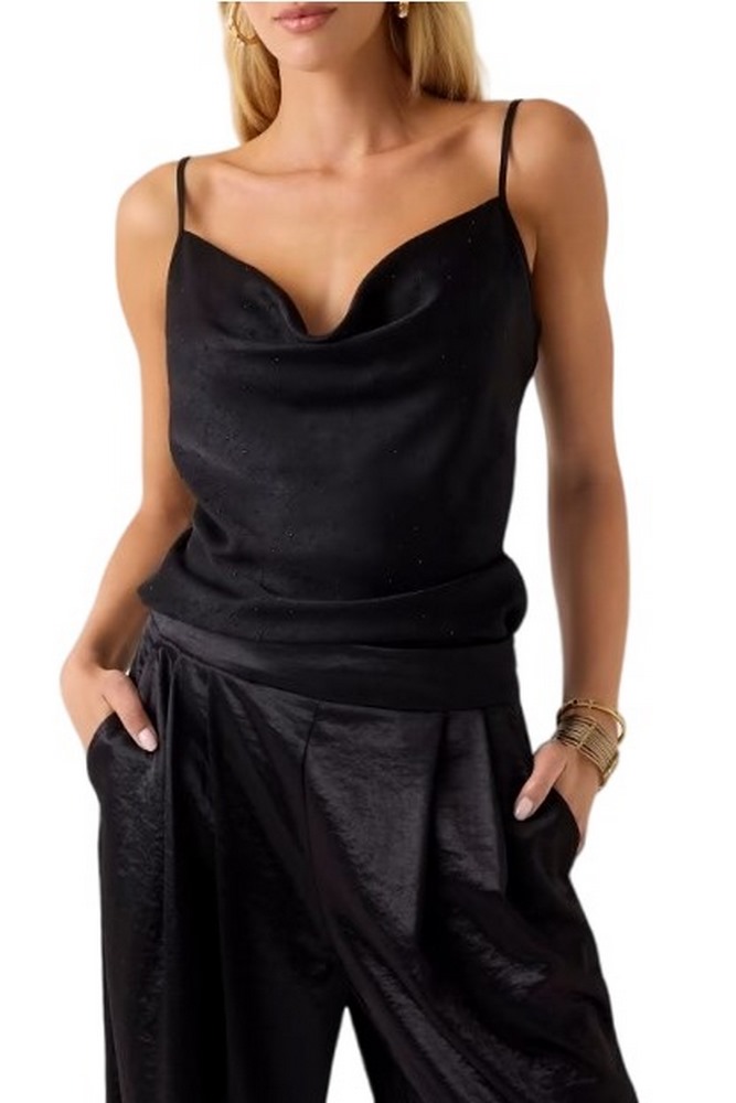 GUESS SL MARA CAMISOLE ΤΟΠ ΓΥΝΑΙΚΕΙΟ BLACK