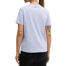 CALVIN KLEIN JEANS HR CLSSC MNLG CNC T-SHIRT ΜΠΛΟΥΖΑ ΓΥΝΑΙΚΕΙΑ BLUE