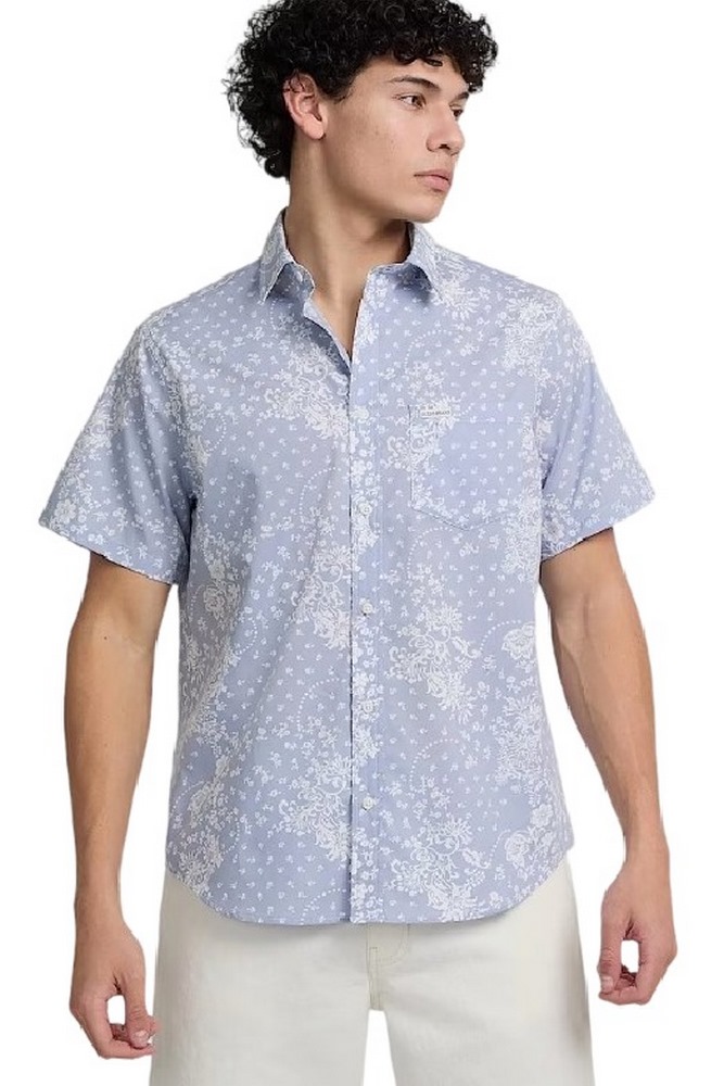 GUESS REG PKT COLLAR POPELINE ΠΟΥΚΑΜΙΣΟ ΑΝΔΡΙΚΟ CIEL