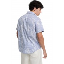 GUESS REG PKT COLLAR POPELINE ΠΟΥΚΑΜΙΣΟ ΑΝΔΡΙΚΟ CIEL
