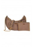 GUESS CLELIA CROSSBODY TOP ΤΣΑΝΤΑ ΓΥΝΑΙΚΕΙΑ GREYSTONE