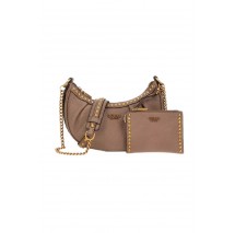 GUESS CLELIA CROSSBODY TOP ΤΣΑΝΤΑ ΓΥΝΑΙΚΕΙΑ GREYSTONE
