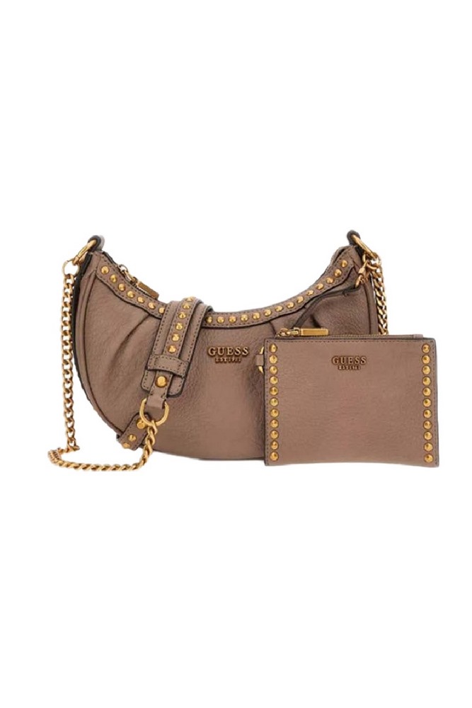 GUESS CLELIA CROSSBODY TOP ΤΣΑΝΤΑ ΓΥΝΑΙΚΕΙΑ GREYSTONE