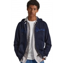 PEPE JEANS E2 DROP 2B RYAN ZIP ΖΑΚΕΤΑ ΦΟΥΤΕΡ ΑΝΔΡΙΚΗ NAVY