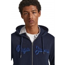 PEPE JEANS E2 DROP 2B RYAN ZIP ΖΑΚΕΤΑ ΦΟΥΤΕΡ ΑΝΔΡΙΚΗ NAVY