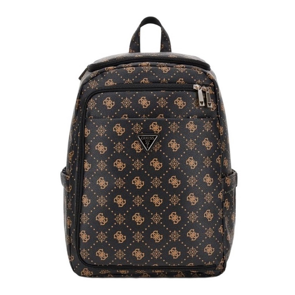 GUESS SILIA DUFFEL BACKPACK ΤΣΑΝΤΑ ΓΥΝΑΙΚΕΙΑ DARK BROWN