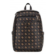 GUESS SILIA DUFFEL BACKPACK ΤΣΑΝΤΑ ΓΥΝΑΙΚΕΙΑ DARK BROWN