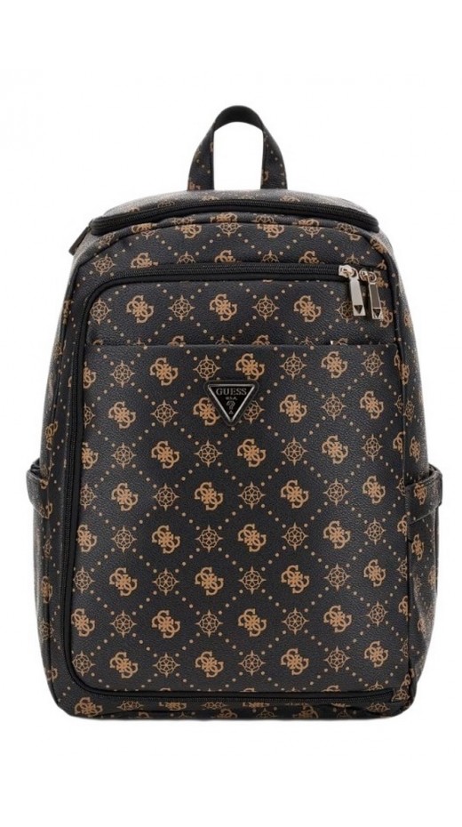 GUESS SILIA DUFFEL BACKPACK ΤΣΑΝΤΑ ΓΥΝΑΙΚΕΙΑ DARK BROWN