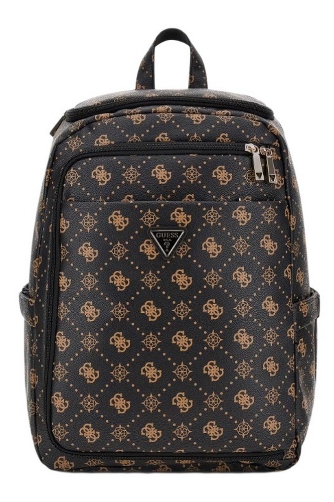 GUESS SILIA DUFFEL BACKPACK ΤΣΑΝΤΑ ΓΥΝΑΙΚΕΙΑ DARK BROWN