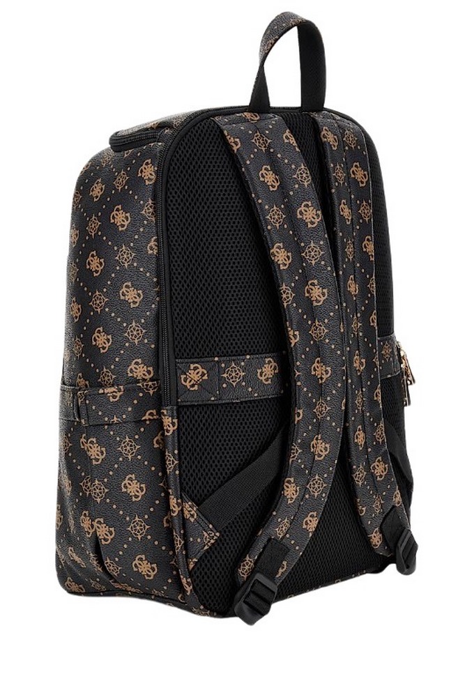 GUESS SILIA DUFFEL BACKPACK ΤΣΑΝΤΑ ΓΥΝΑΙΚΕΙΑ DARK BROWN