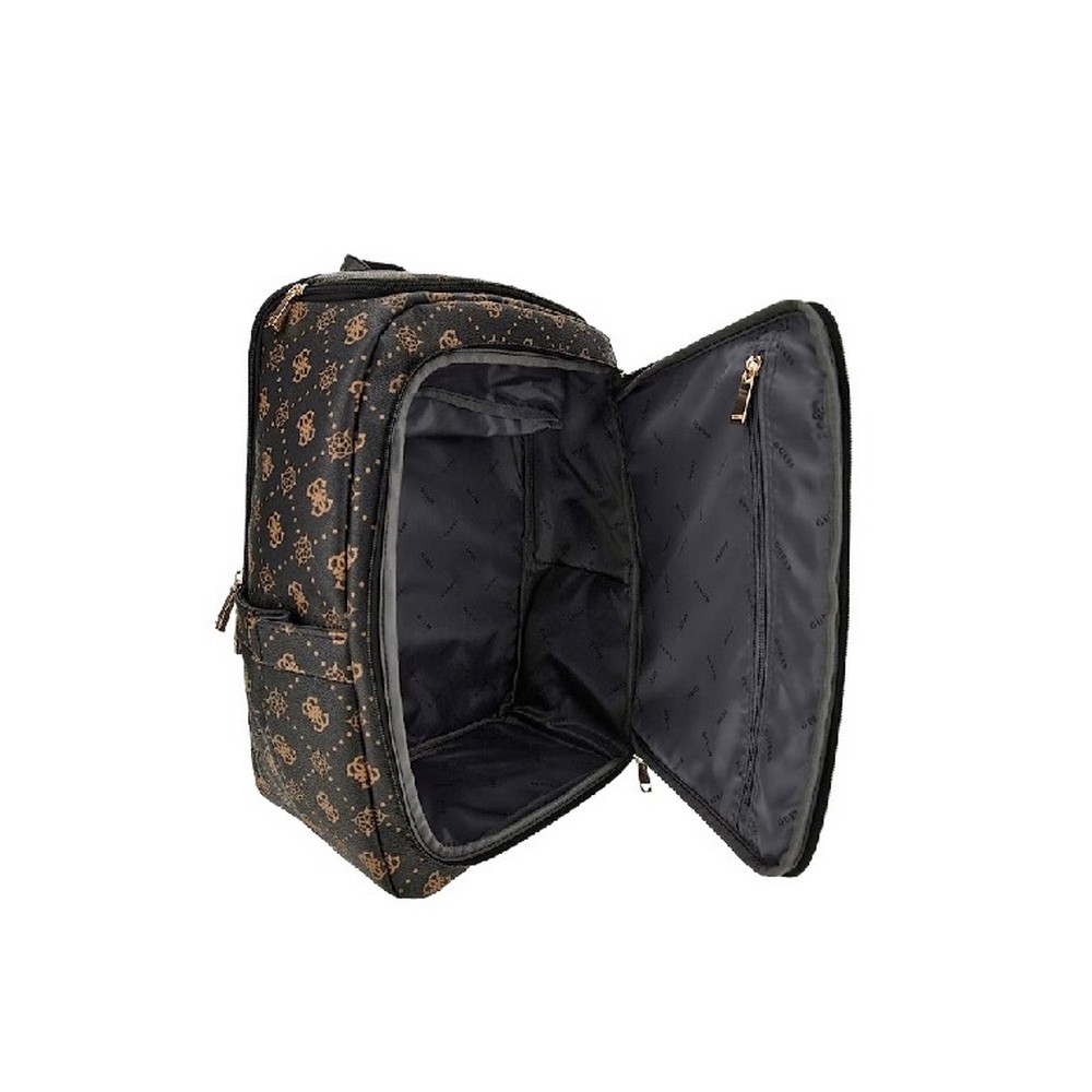 GUESS SILIA DUFFEL BACKPACK ΤΣΑΝΤΑ ΓΥΝΑΙΚΕΙΑ DARK BROWN