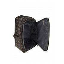 GUESS SILIA DUFFEL BACKPACK ΤΣΑΝΤΑ ΓΥΝΑΙΚΕΙΑ DARK BROWN