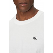 CALVIN KLEIN JEANS SERIF FONT GRAPHIC TEE T-SHIRT ΜΠΛΟΥΖΑ ΑΝΔΡΙΚΗ BRIGHT WHITE