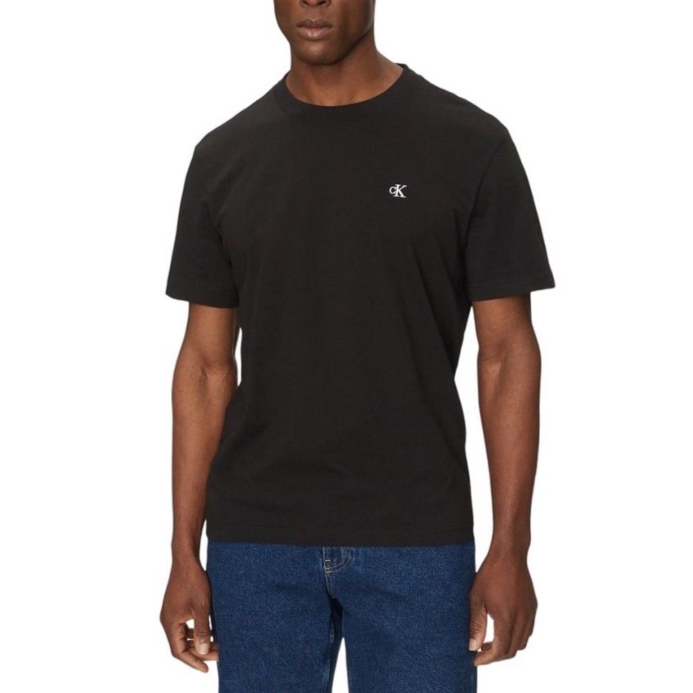 CALVIN KLEIN JEANS SERIF FONT GRAPHIC TEE T-SHIRT ΜΠΛΟΥΖΑ ΑΝΔΡΙΚΗ BLACK