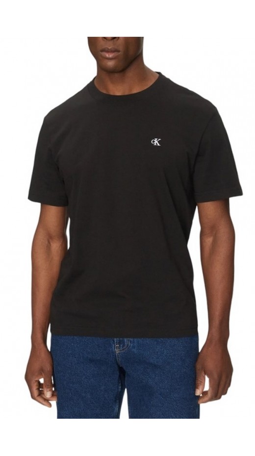 CALVIN KLEIN JEANS SERIF FONT GRAPHIC TEE T-SHIRT ΜΠΛΟΥΖΑ ΑΝΔΡΙΚΗ BLACK