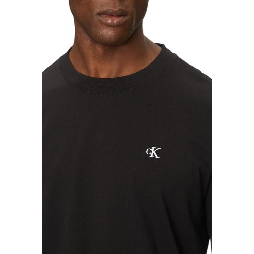CALVIN KLEIN JEANS SERIF FONT GRAPHIC TEE T-SHIRT ΜΠΛΟΥΖΑ ΑΝΔΡΙΚΗ BLACK