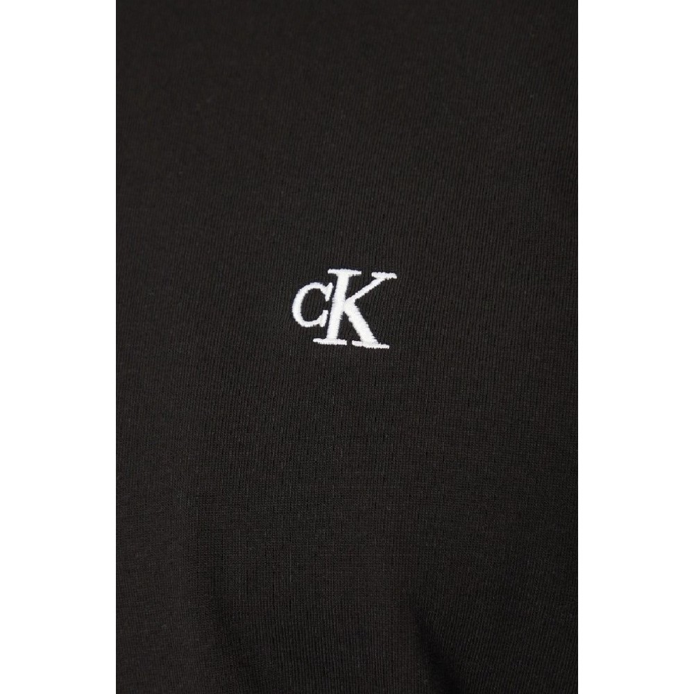CALVIN KLEIN JEANS SERIF FONT GRAPHIC TEE T-SHIRT ΜΠΛΟΥΖΑ ΑΝΔΡΙΚΗ BLACK
