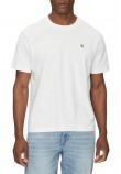 CALVIN KLEIN JEANS SERIF FONT GRAPHIC TEE T-SHIRT ΜΠΛΟΥΖΑ ΑΝΔΡΙΚΗ BRIGHT WHITE