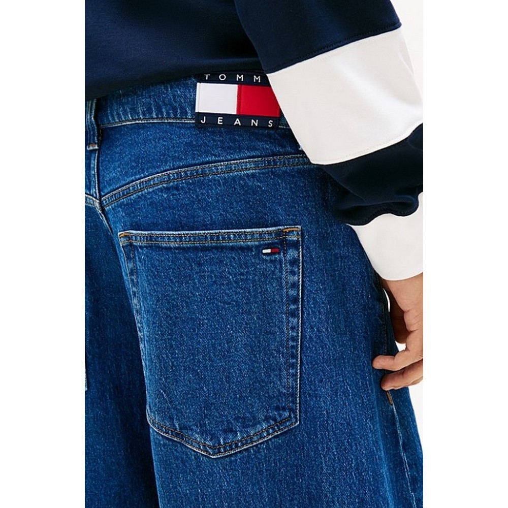 TOMMY JEANS ASHTON BARREL BJ4133 ΤΖΙΝ ΠΑΝΤΕΛΟΝΙ ΑΝΔΡΙΚΟ BLUΕ DENIM
