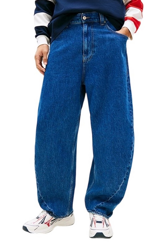 TOMMY JEANS ASHTON BARREL BJ4133 ΤΖΙΝ ΠΑΝΤΕΛΟΝΙ ΑΝΔΡΙΚΟ BLUΕ DENIM