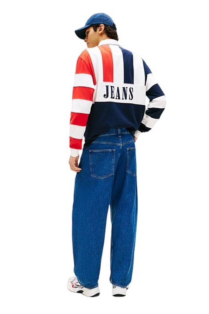 TOMMY JEANS ASHTON BARREL BJ4133 ΤΖΙΝ ΠΑΝΤΕΛΟΝΙ ΑΝΔΡΙΚΟ BLUΕ DENIM