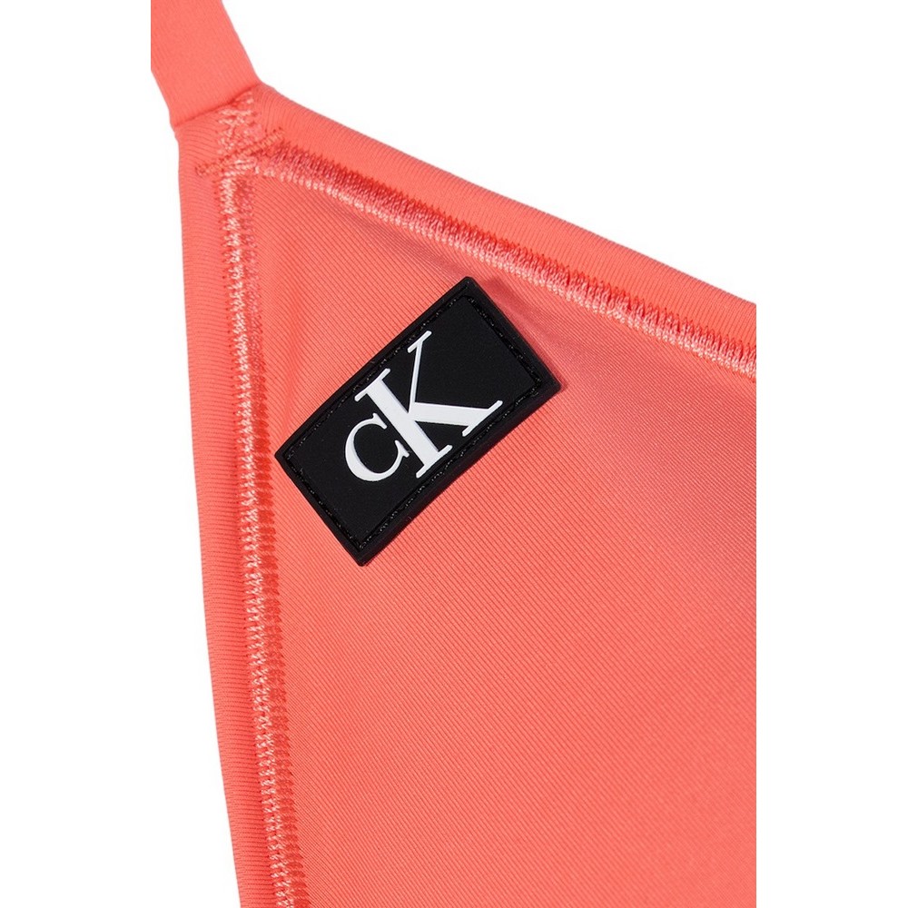 CALVIN KLEIN JEANS TRIANGLE-RP ΜΑΓΙΟ ΓΥΝΑΙΚΕΙΟ ORANGE