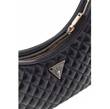 GUESS ECO RIANEE SHOULDER BAG ΤΣΑΝΤΑ ΓΥΝΑΙΚΕΙΑ BLACK