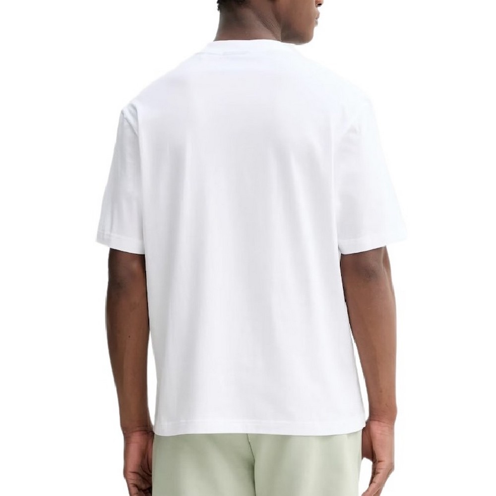 HUGO BOSS JERSEY NALOTRIX T-SHIRT ΜΠΛΟΥΖΑ ΑΝΔΡΙΚΗ OFF WHITE