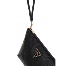 GUESS LAUREL II SLG WRISTLET POUCH ΤΣΑΝΤΑ ΓΥΝΑΙΚΕΙΑ BLACK