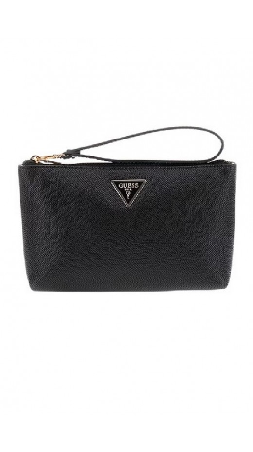 GUESS LAUREL II SLG WRISTLET POUCH ΤΣΑΝΤΑ ΓΥΝΑΙΚΕΙΑ BLACK