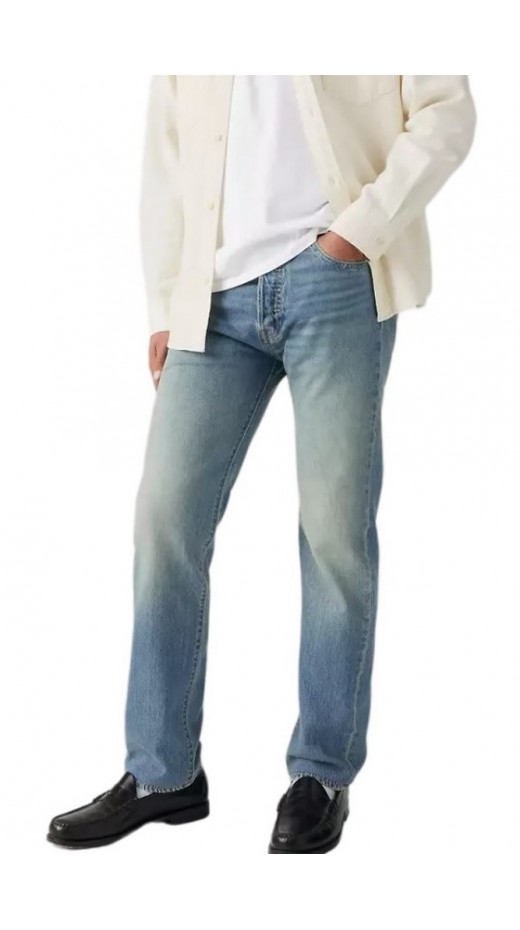 LEVIS® 501®ORIGINAL FIT 005013645 - WORN IN ΠΑΝΤΕΛΟΝΙ ΑΝΔΡΙΚΟ MED INDIGO