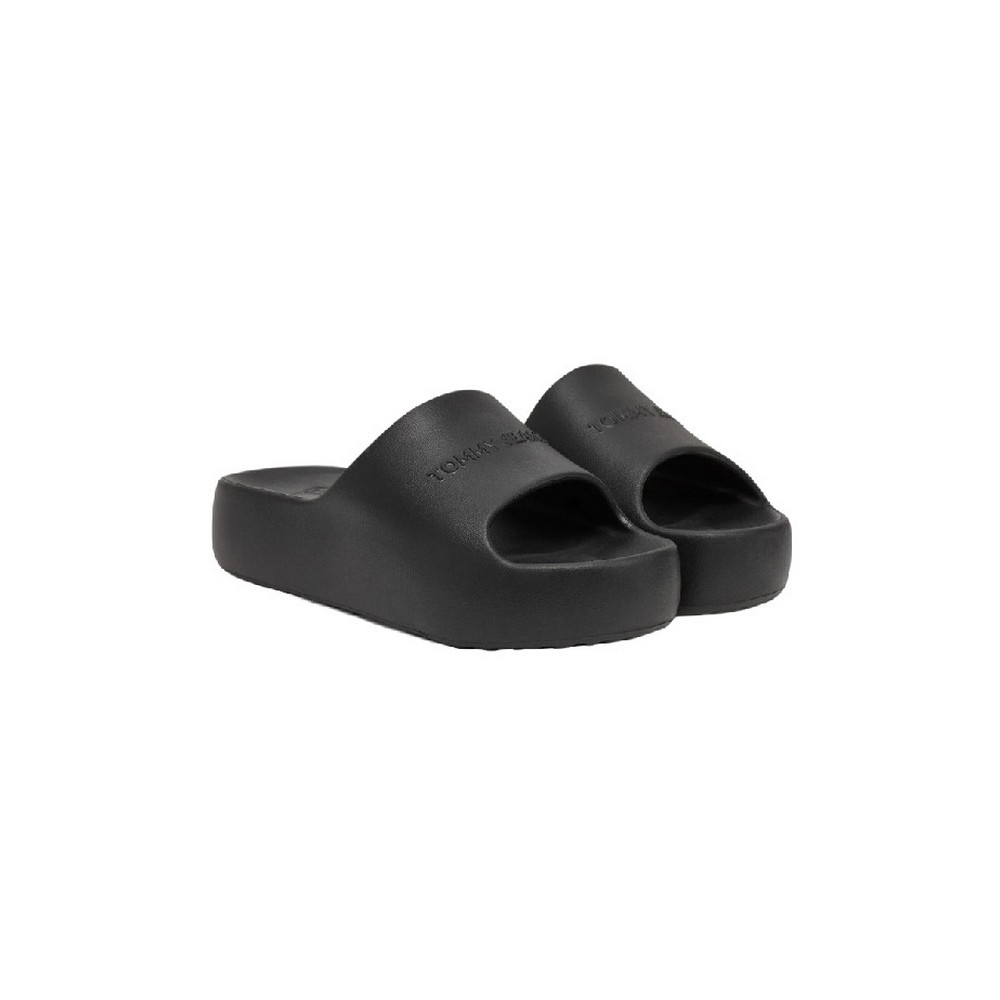 TOMMY JEANS CHUNKY POOL SLIDE ESS ΠΑΝΤΟΦΛΑ ΓΥΝΑΙΚΕΙΑ BLACK