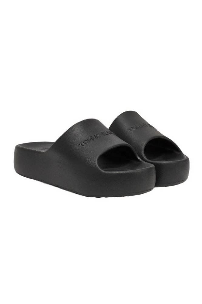 TOMMY JEANS CHUNKY POOL SLIDE ESS ΠΑΝΤΟΦΛΑ ΓΥΝΑΙΚΕΙΑ BLACK