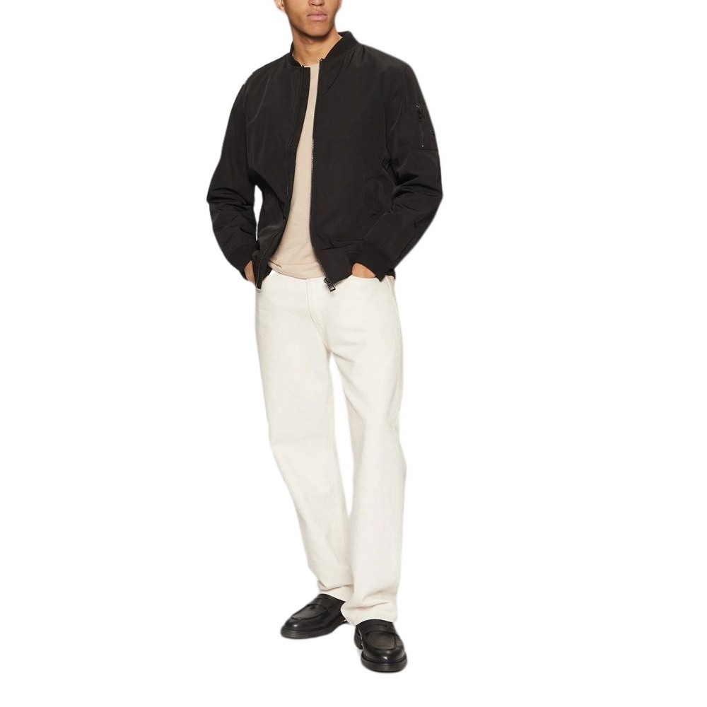 GUESS SATIN BOMBER ΜΠΟΥΦΑΝ ΑΝΔΡΙΚΟ BLACK